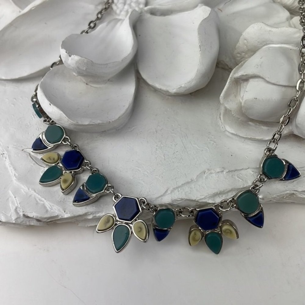 BEAR Paw Silver Jewel Necklace